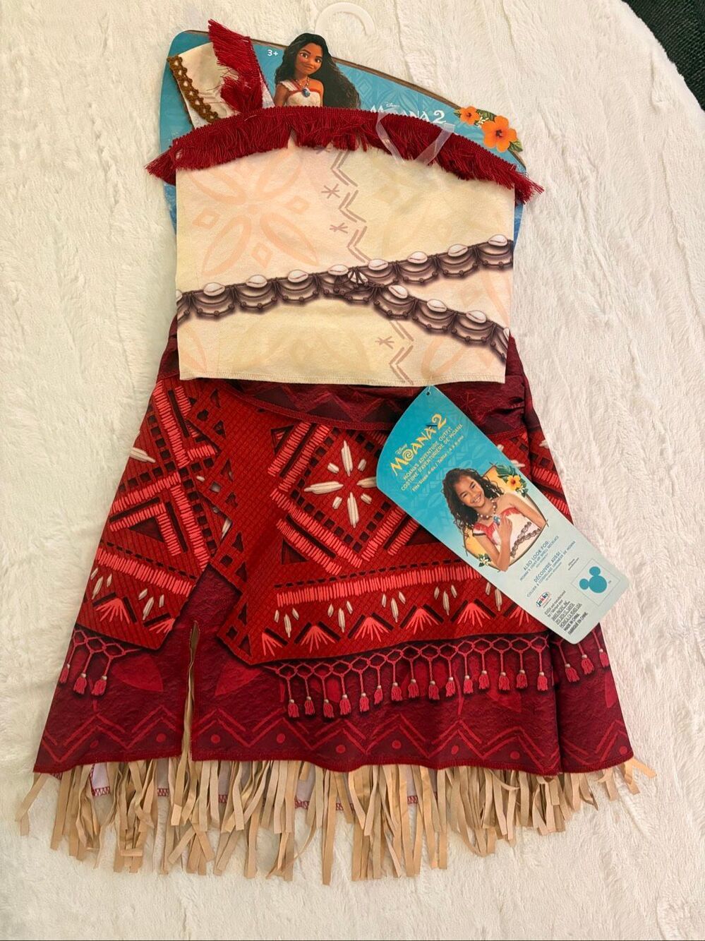 Moana Costume - kids size 4/6 NWT
